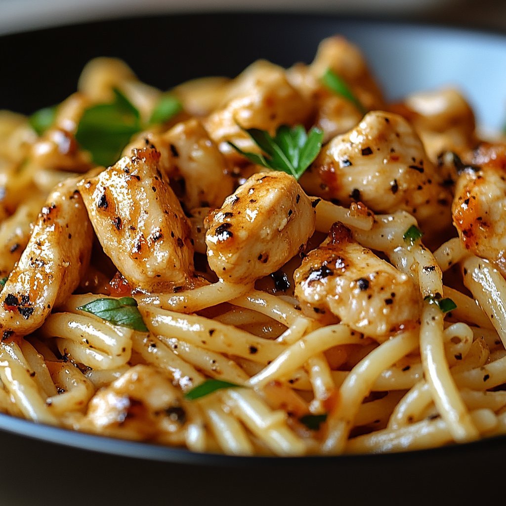 Honey Pepper Chicken Pasta