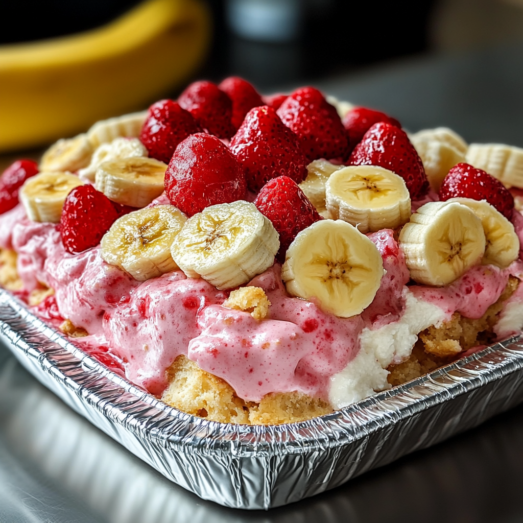 STRAWBERRY BANANA PUDDING