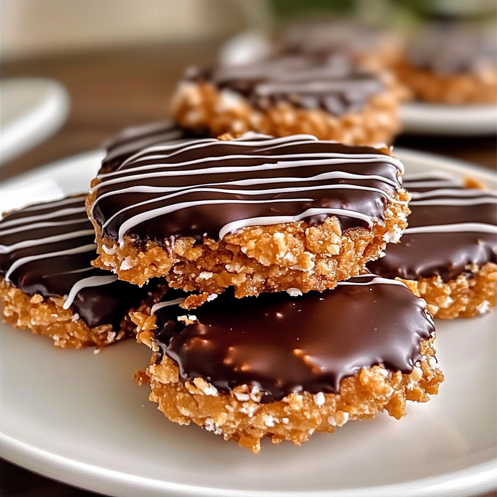 HOMEMADE SAMOAS GIRL SCOUT COOKIES