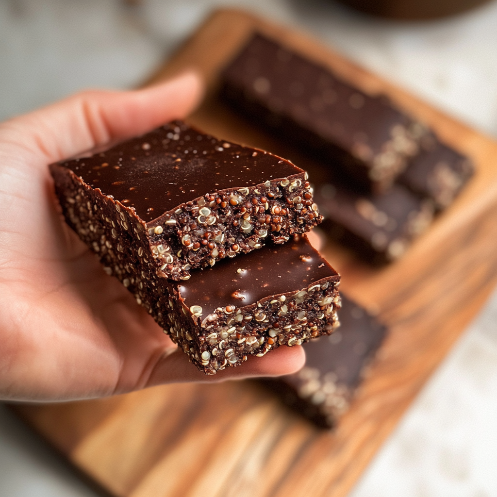 Chocolate Quinoa Crunch Bars