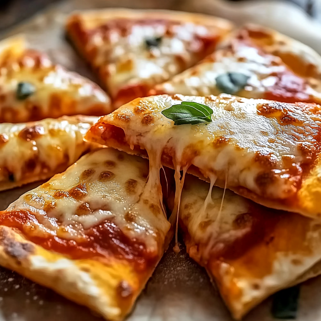 Crispy-Cheesy Tortilla Pizza Pockets