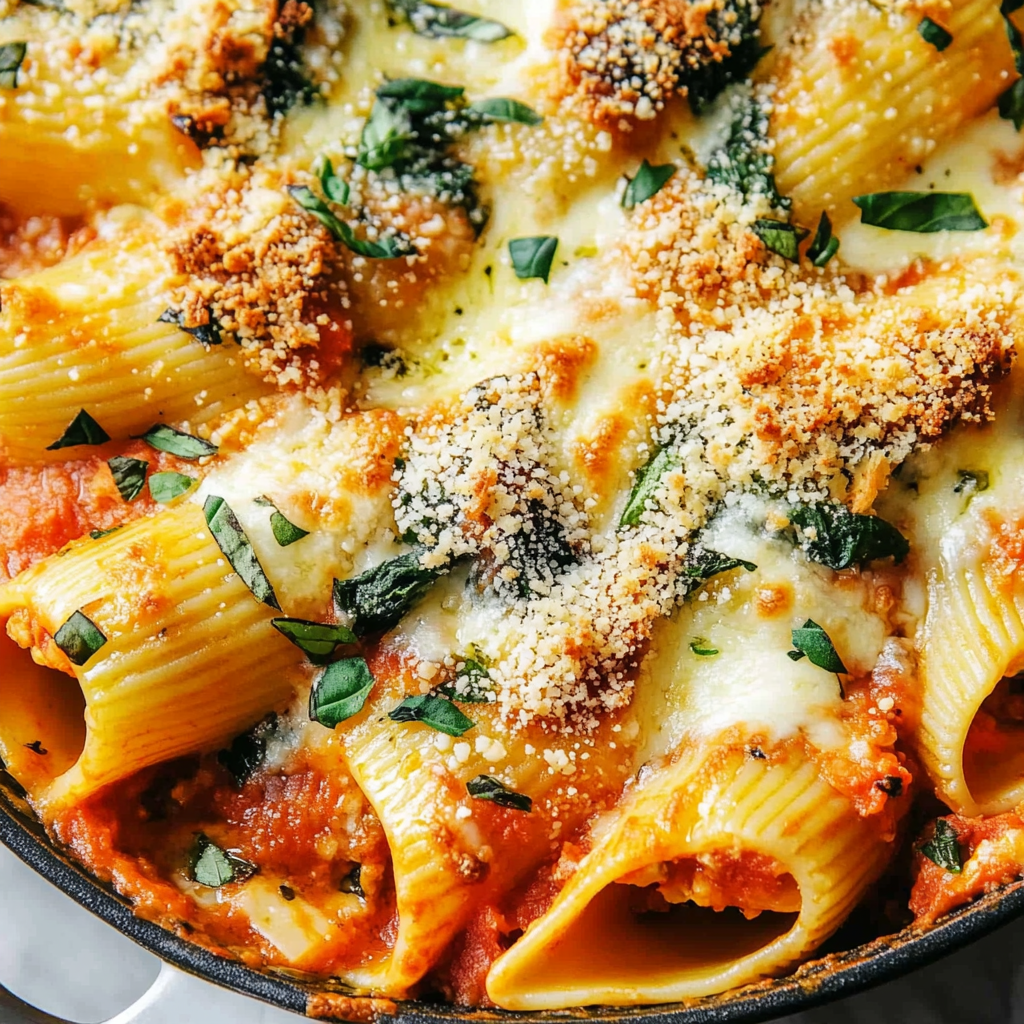 Easy and Healthy Vegetarian Stuffed Pasta Shells