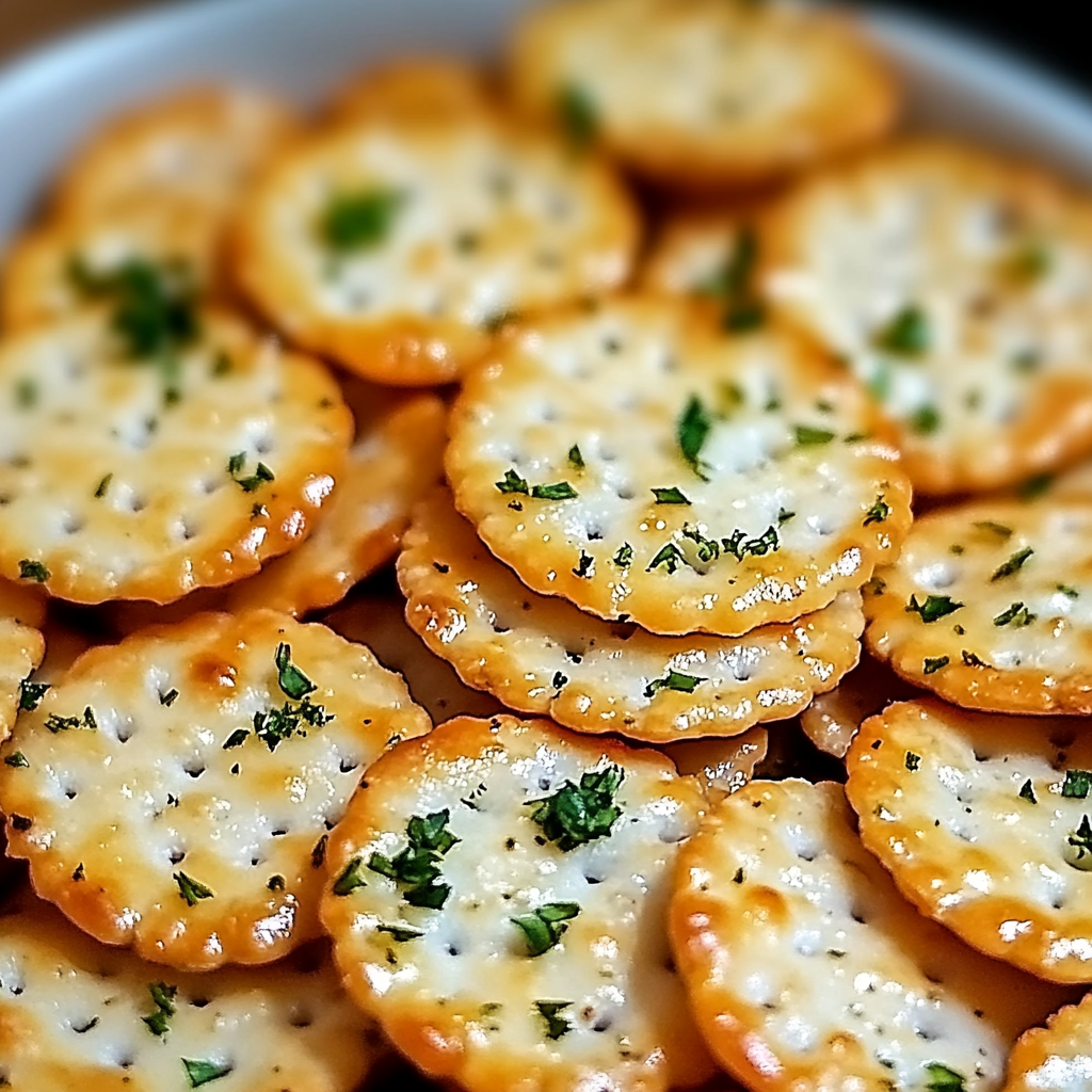 GARLIC RITZ SNACKS