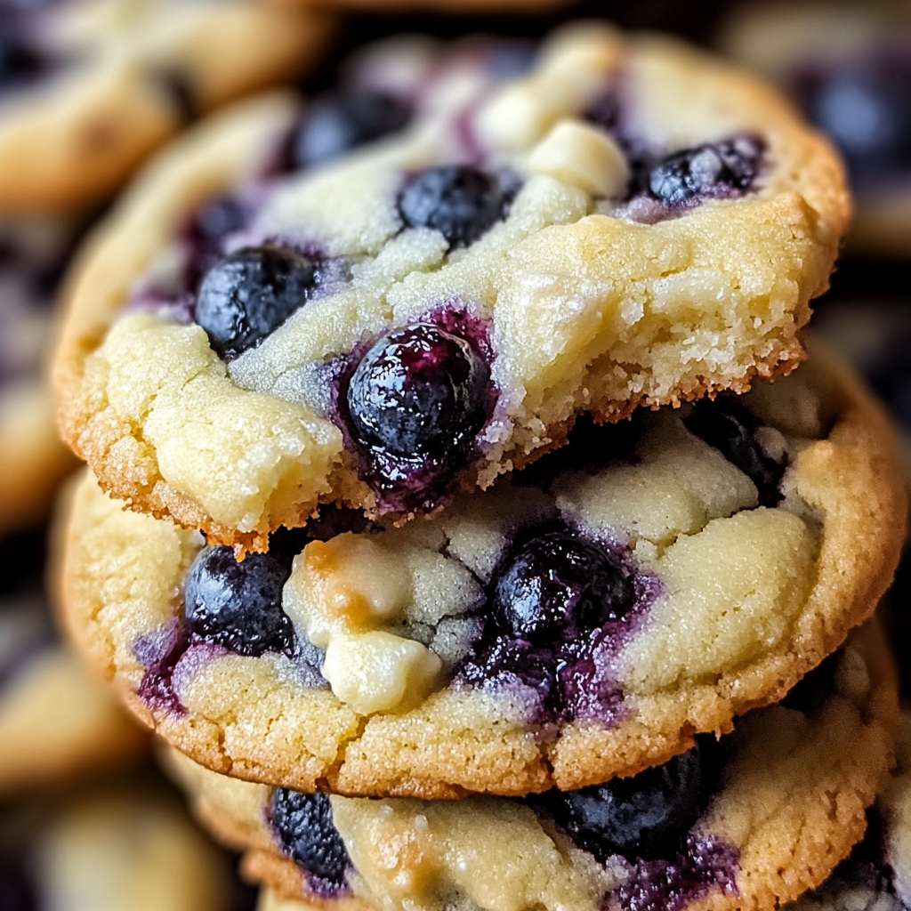BLUEBERRY CHEESECAKE COOKIES