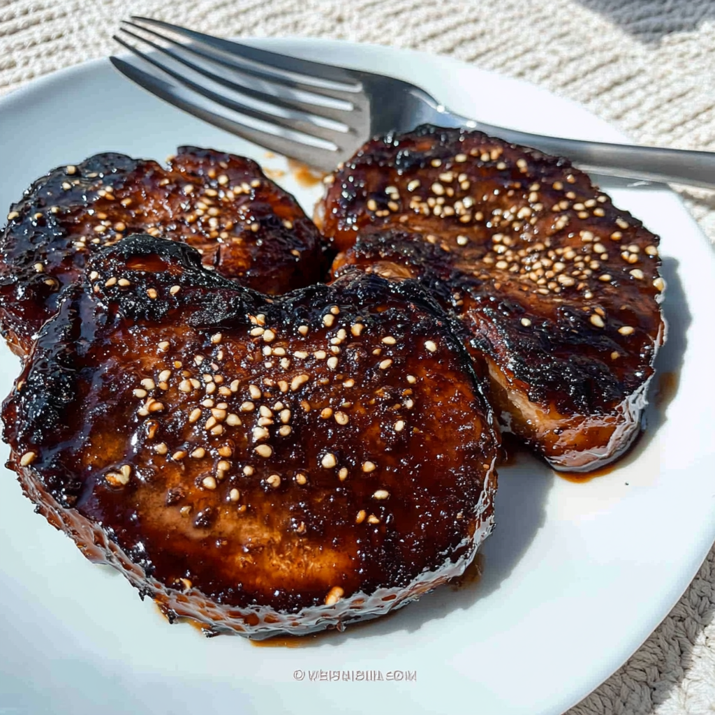 Teriyaki Lion’s Mane Mushroom Steaks