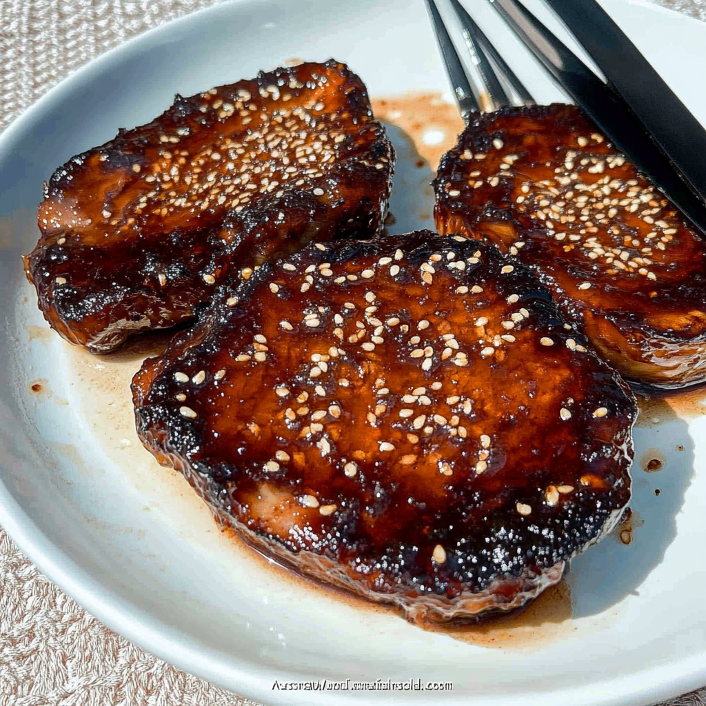 Teriyaki Lion’s Mane Mushroom Steaks