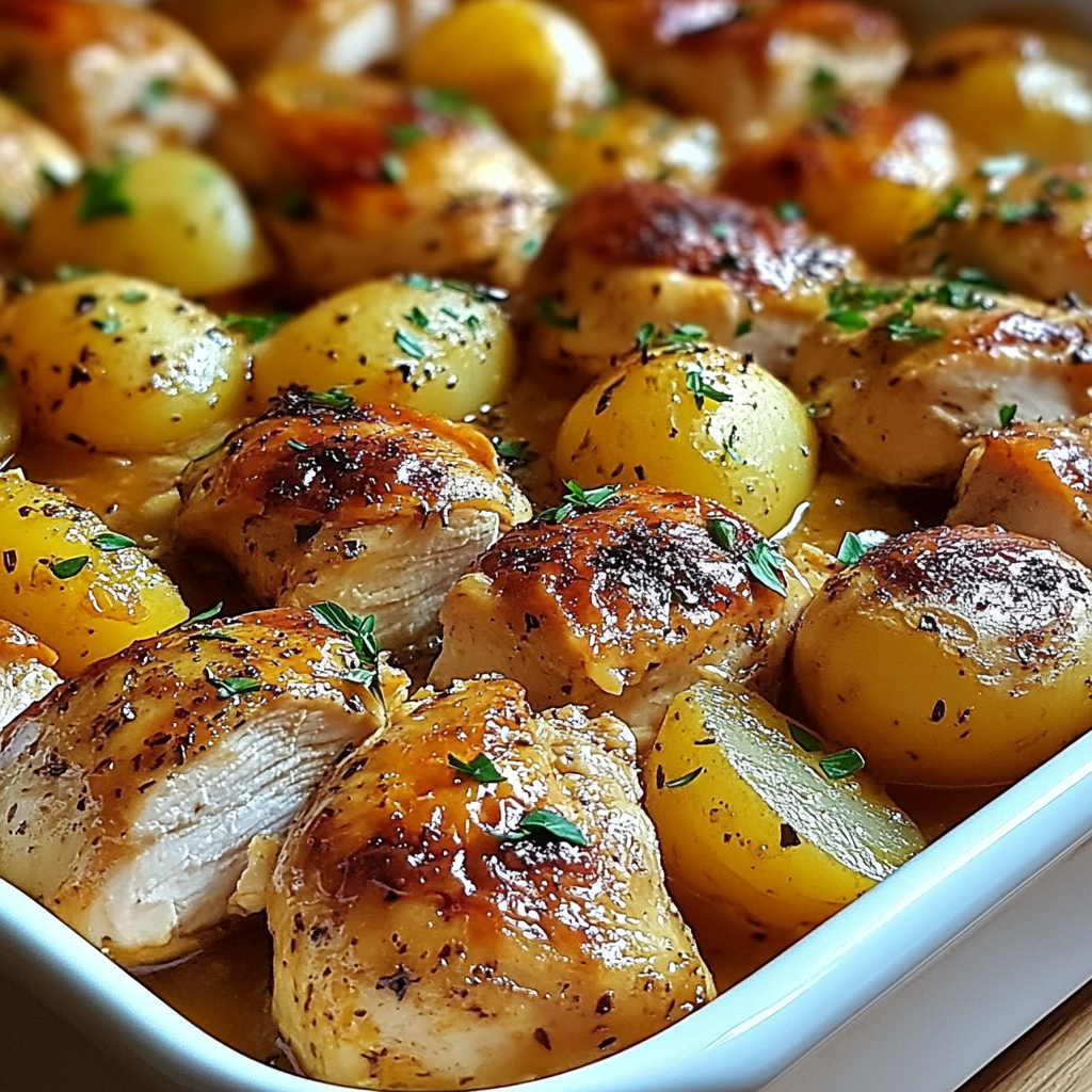 CHICKEN AND POTATO BAKE