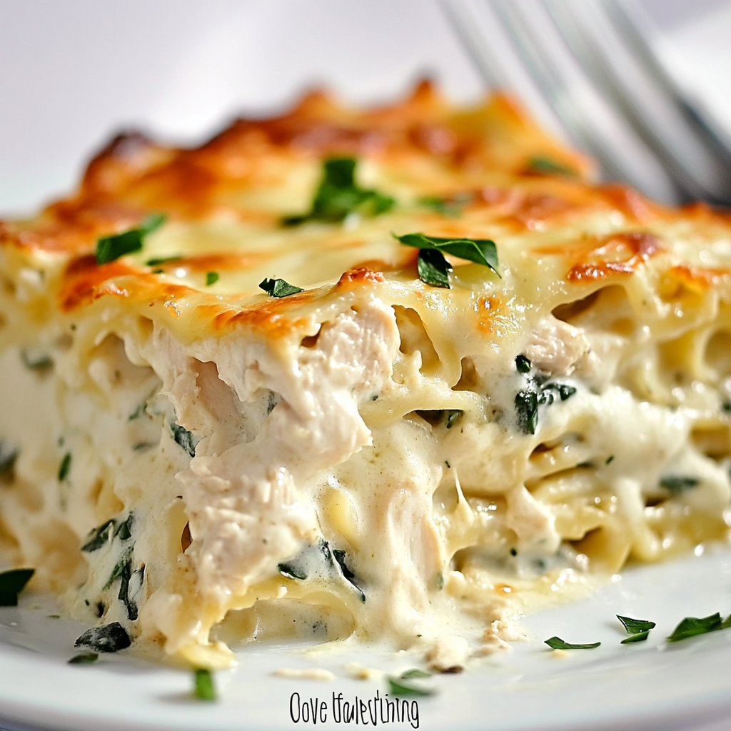 Chicken Alfredo Lasagna
