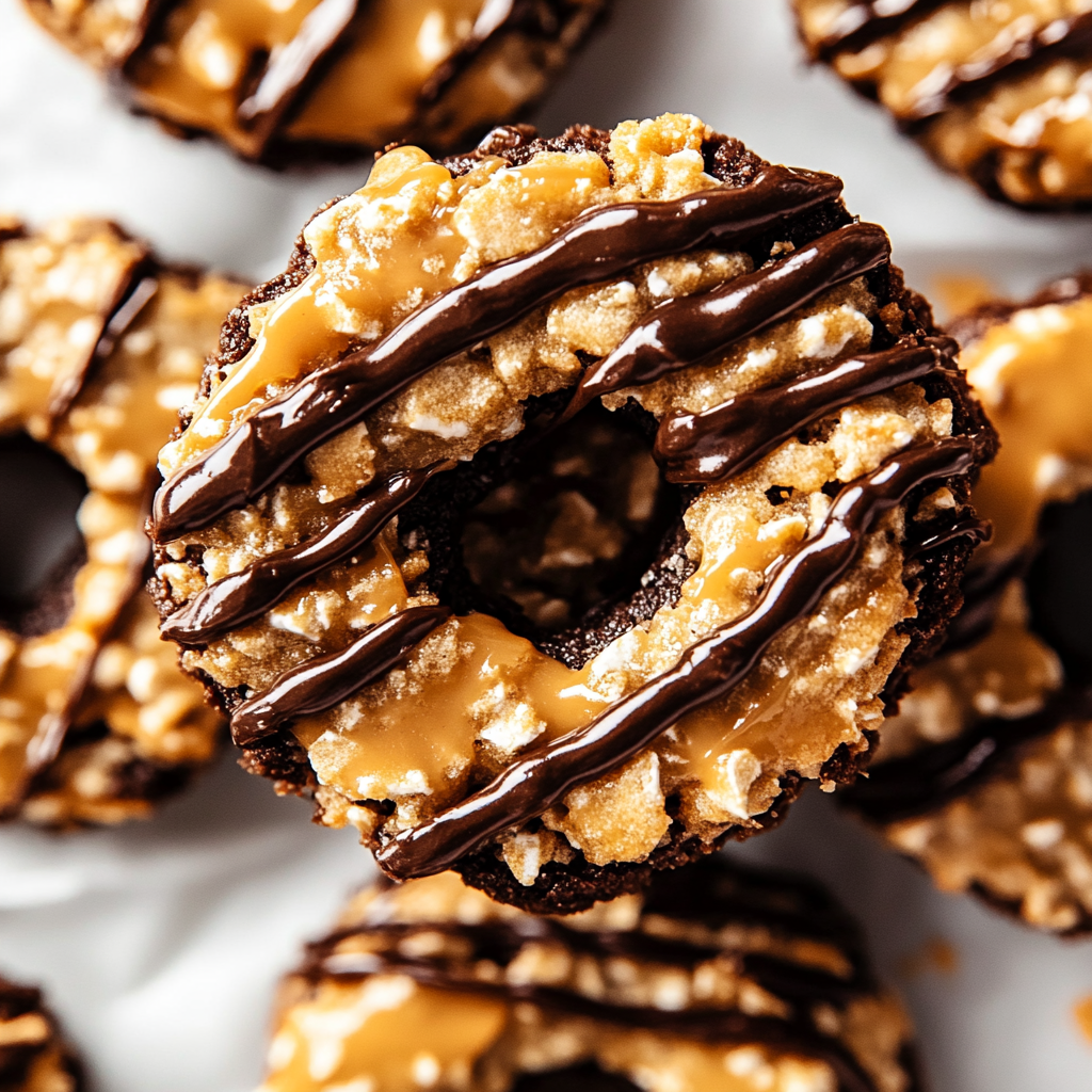 Homemade Samoas Girl Scout Cookies