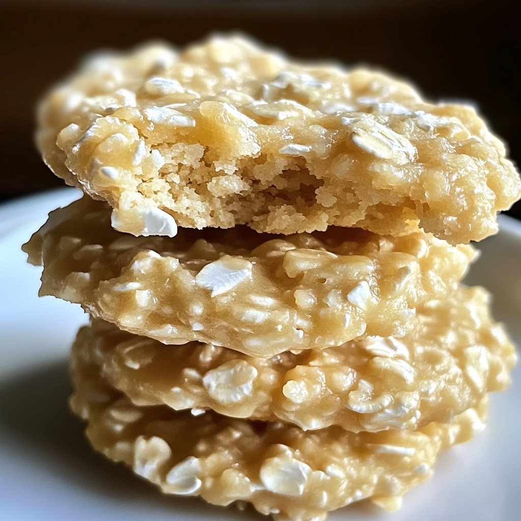 LEMON OATMEAL NO-BAKE COOKIES