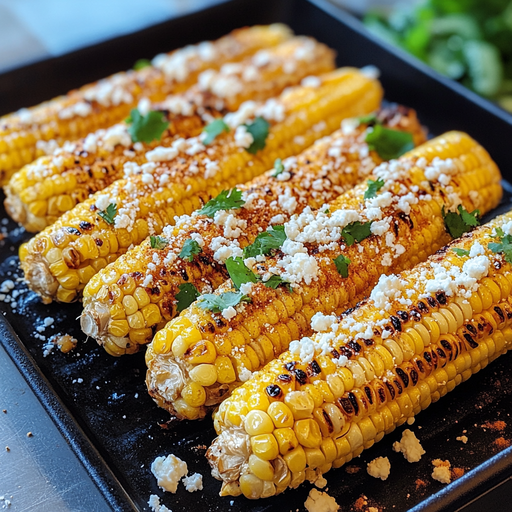 Grilled Street Corn (Elote)