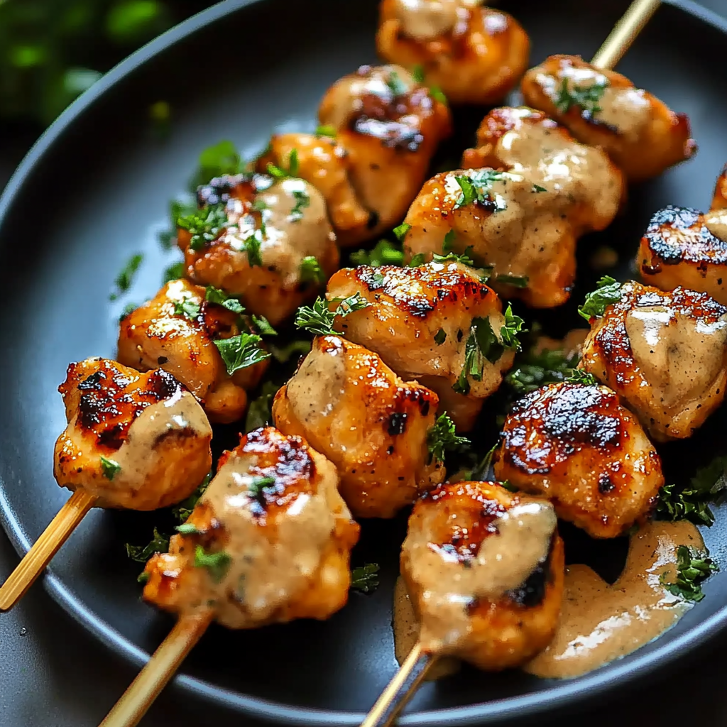 Bang Bang Chicken Skewers Recipe