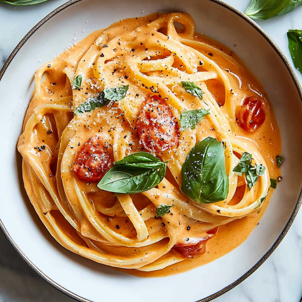 Easy One Pot Creamy Tomato Pasta