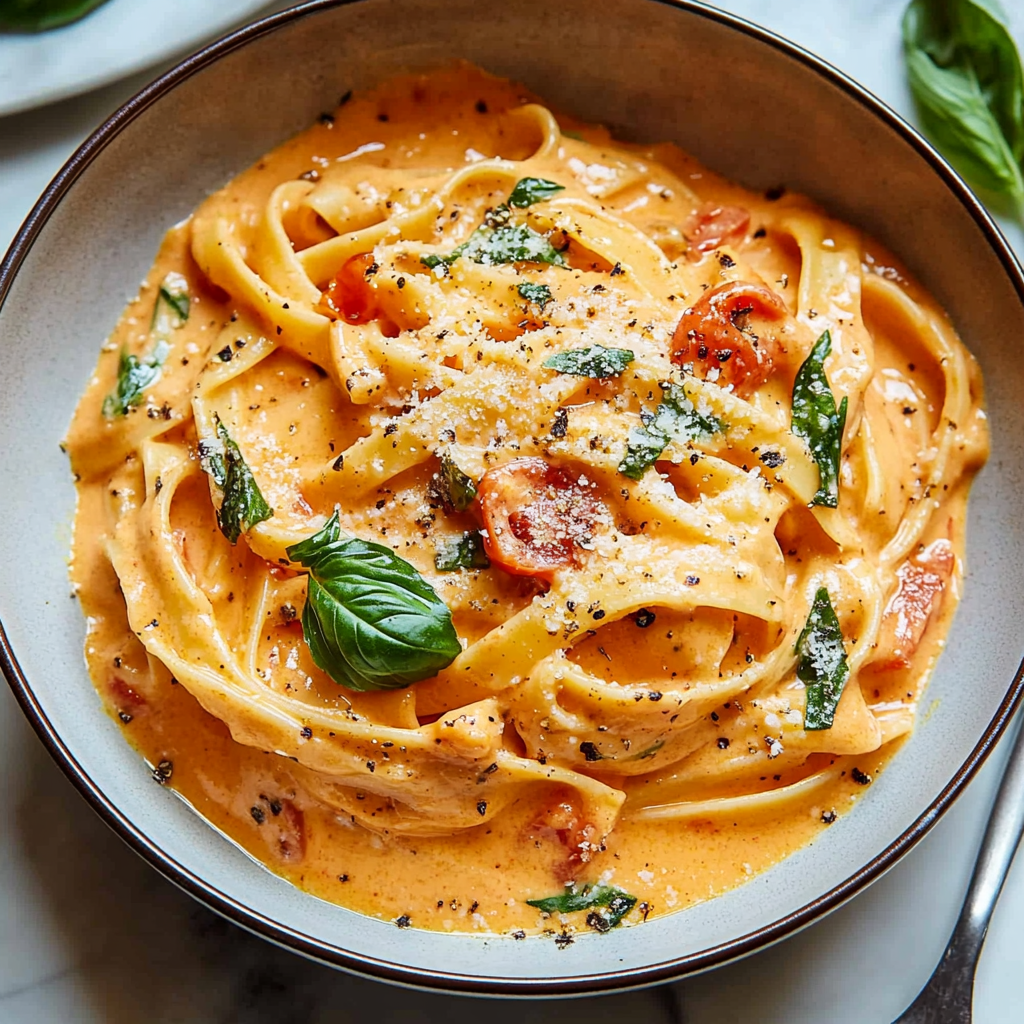 Easy One Pot Creamy Tomato Pasta