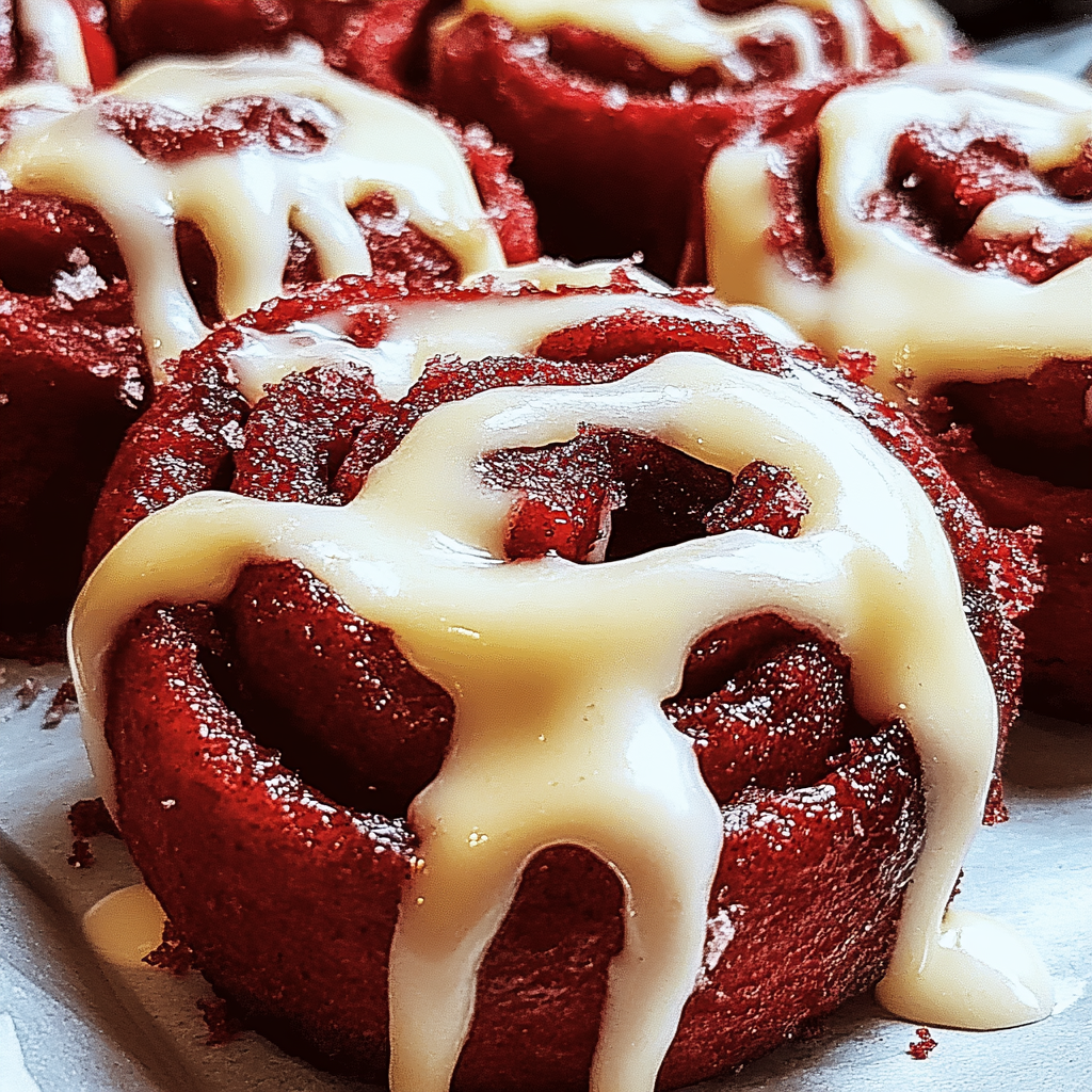 Red Velvet Cinnamon Rolls