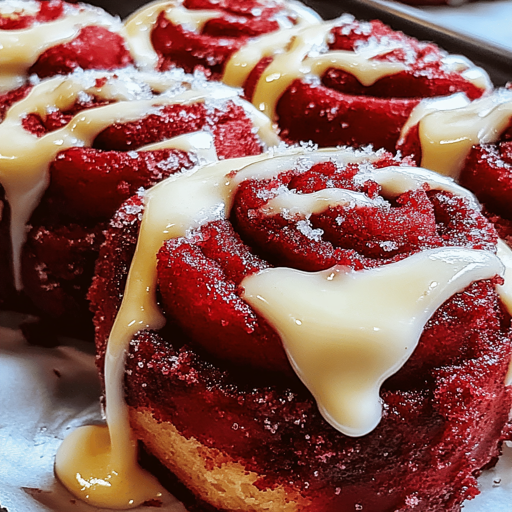 Red Velvet Cinnamon Rolls