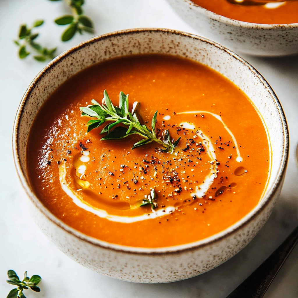 Easy Homemade Roasted Tomato Soup