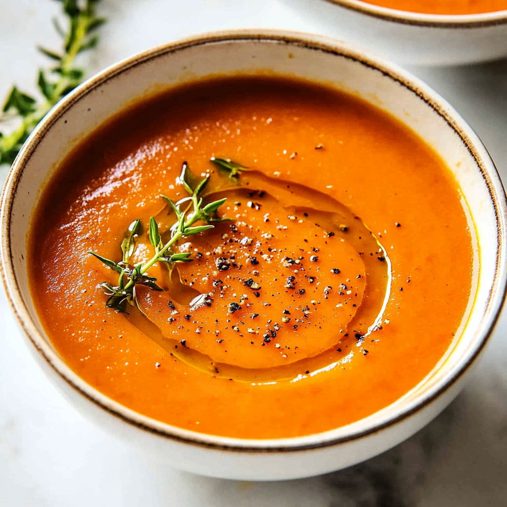 Easy Homemade Roasted Tomato Soup