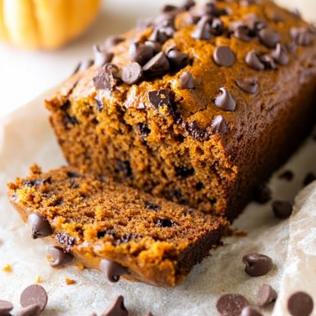 Chocolate Chip Pumpkin Bread