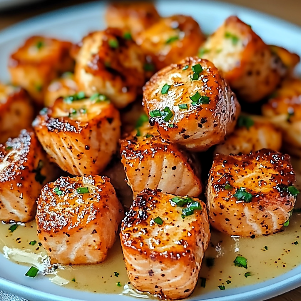 Crispy Spicy Salmon Bites