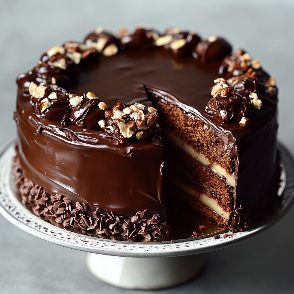 Chocolate Turtle Cake
