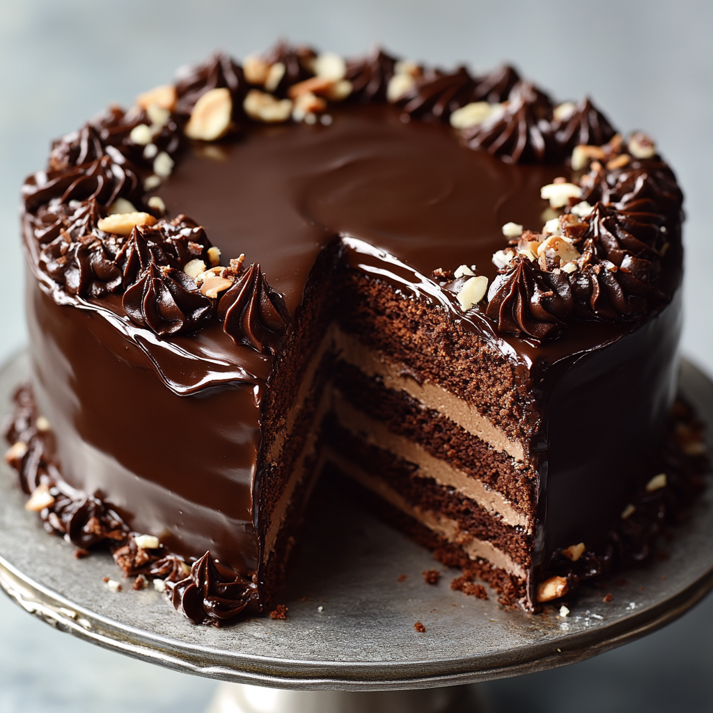 Chocolate Turtle Cake