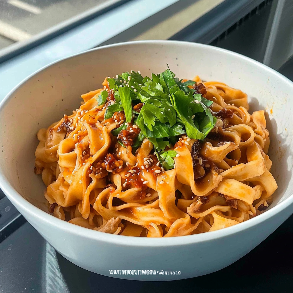 Sweet Chili Tahini Noodles
