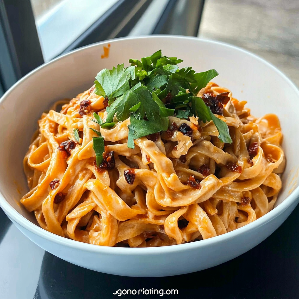 Sweet Chili Tahini Noodles