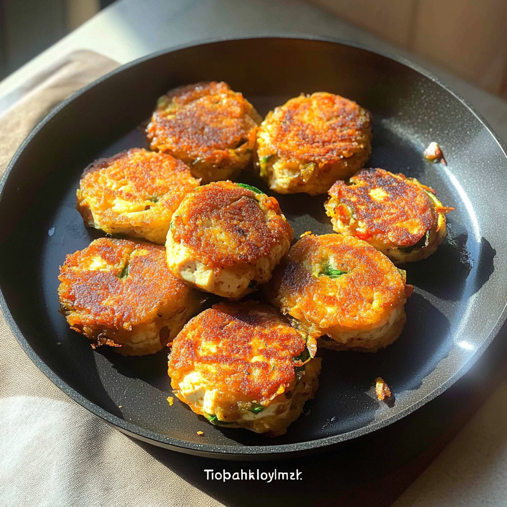 Tofu and Vegetable Patties (Vegan Recipe)