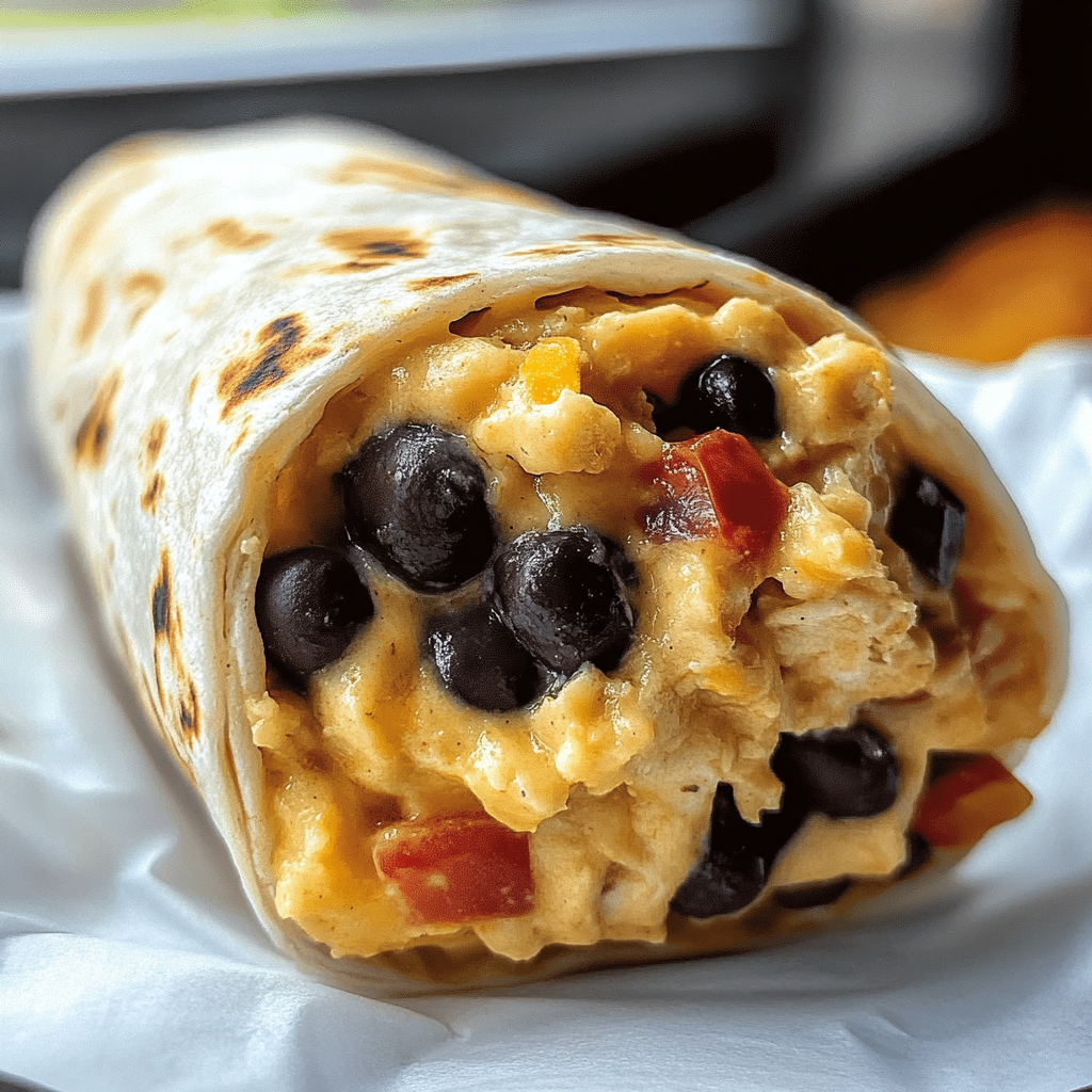 Black Bean Breakfast Burritos