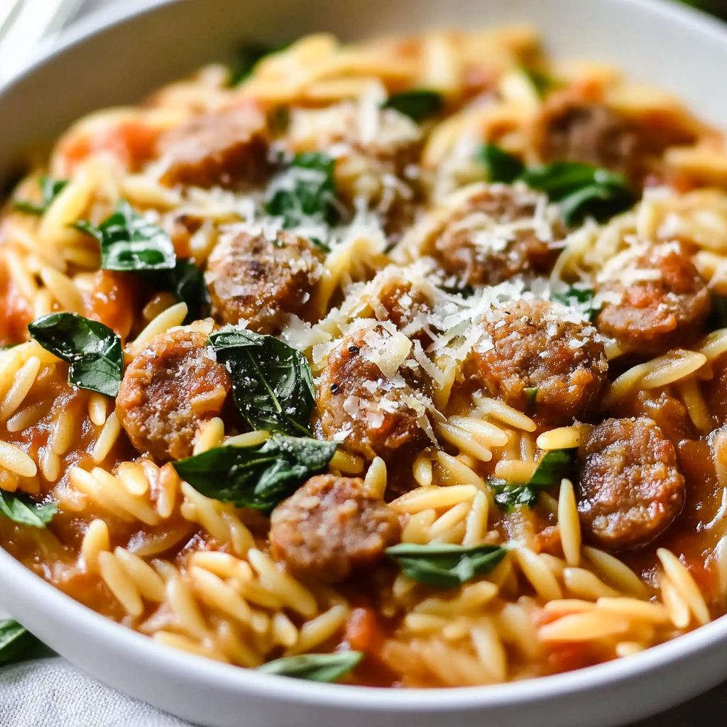 Italian Sausage Orzo
