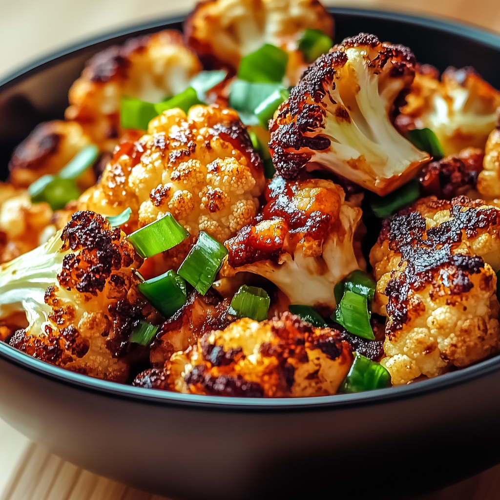 Sweet and Spicy Baked Cauliflower: A Bold and Flavorful Plant-Based Dish