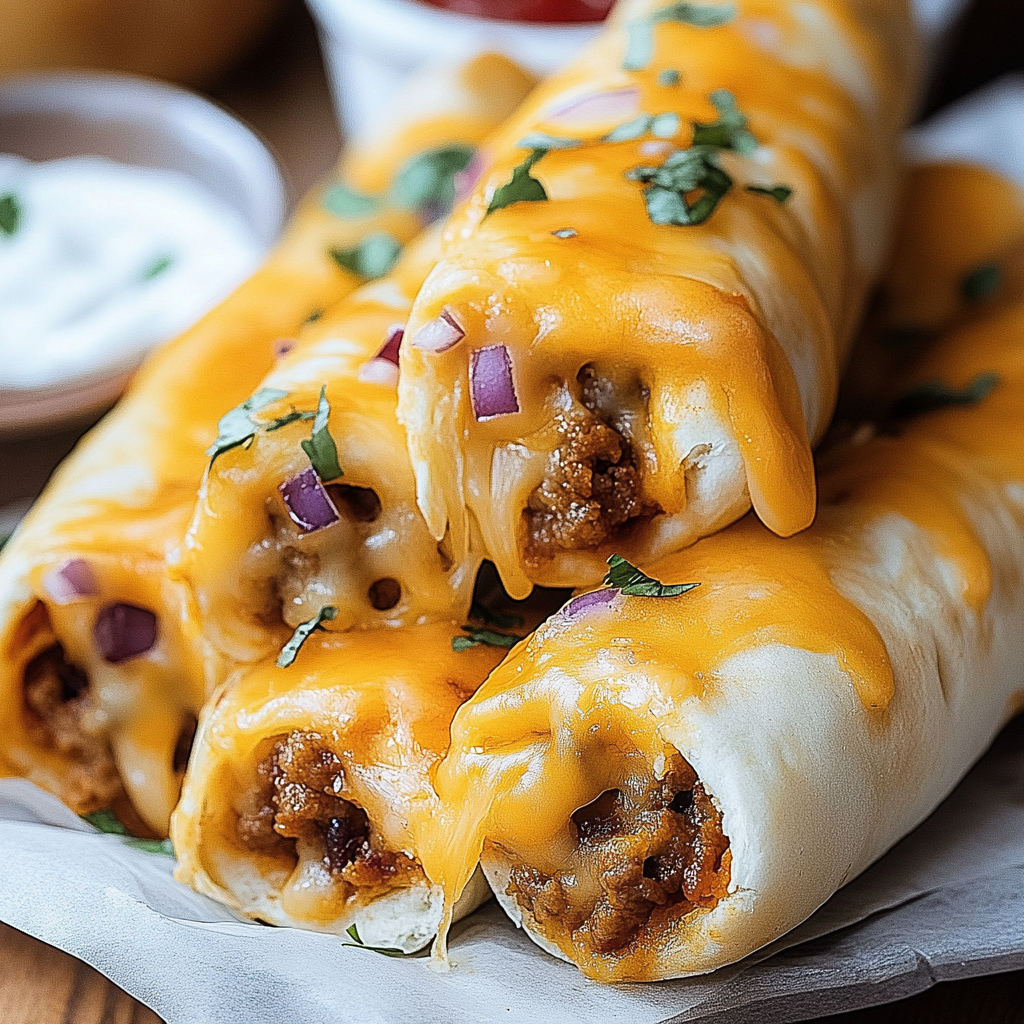Cheesy Taco Sticks