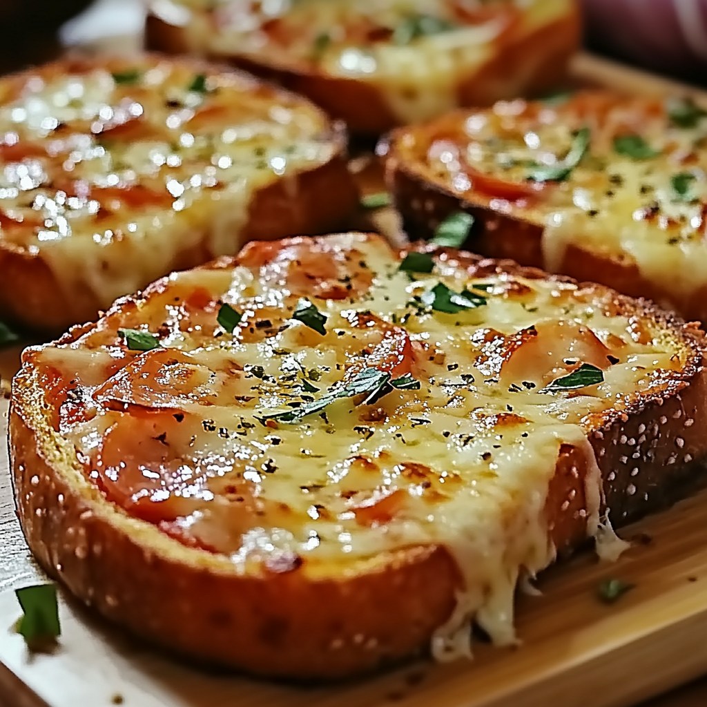Garlic Toast Pizzas: A Flavor-packed, Easy-to-Make Snack