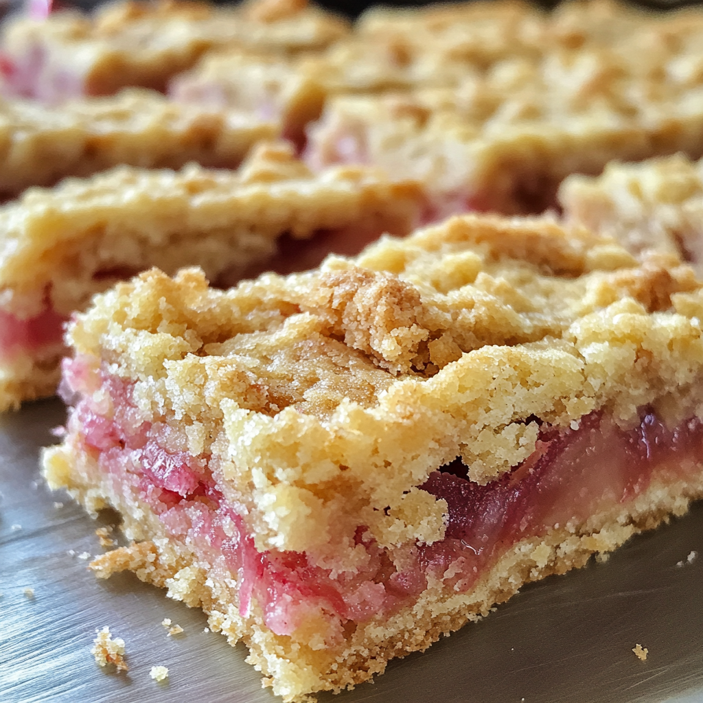 Rhubarb Shortbread Bars: A Sweet & Tart Dream in Every Bite