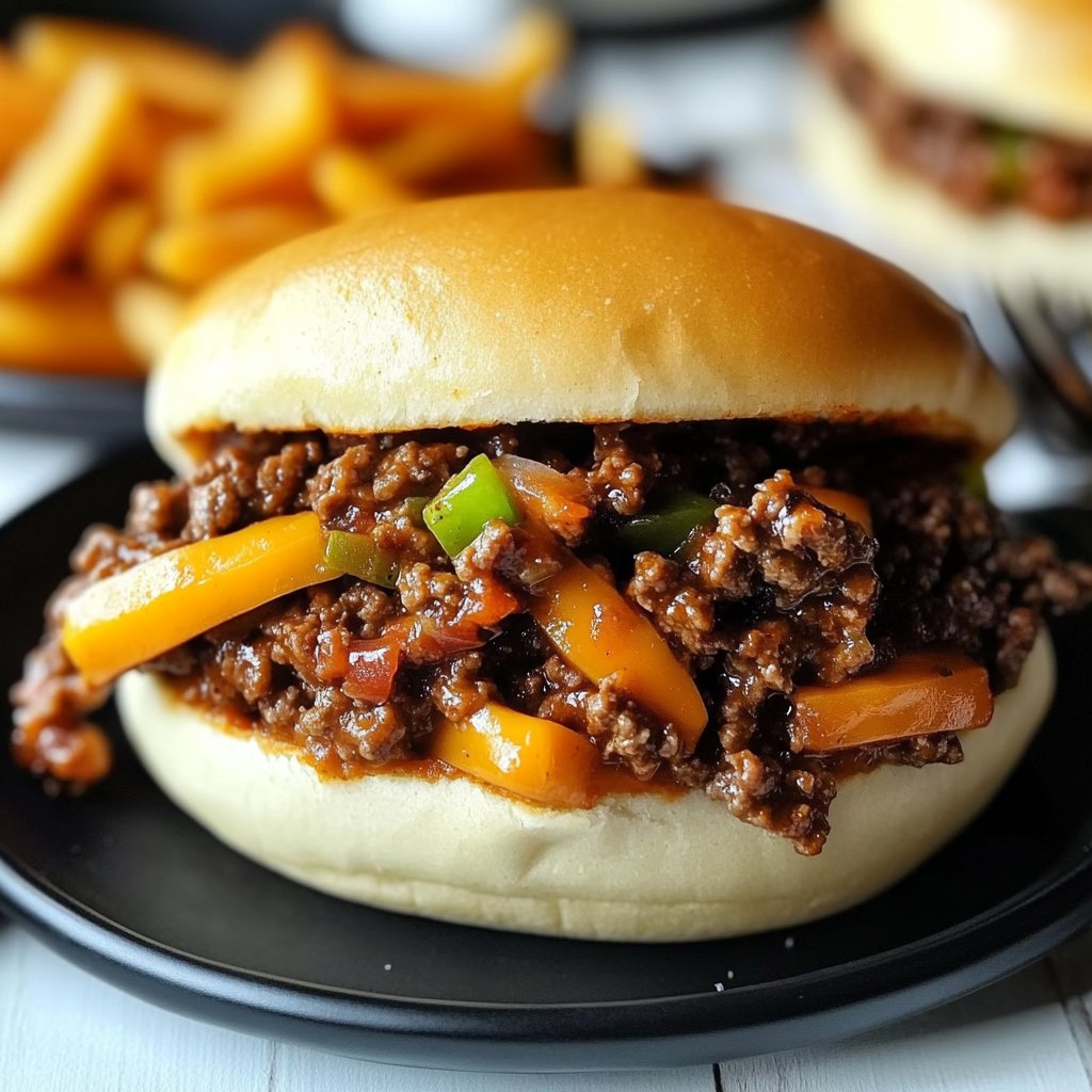 Philly Cheesesteak Sloppy Joes