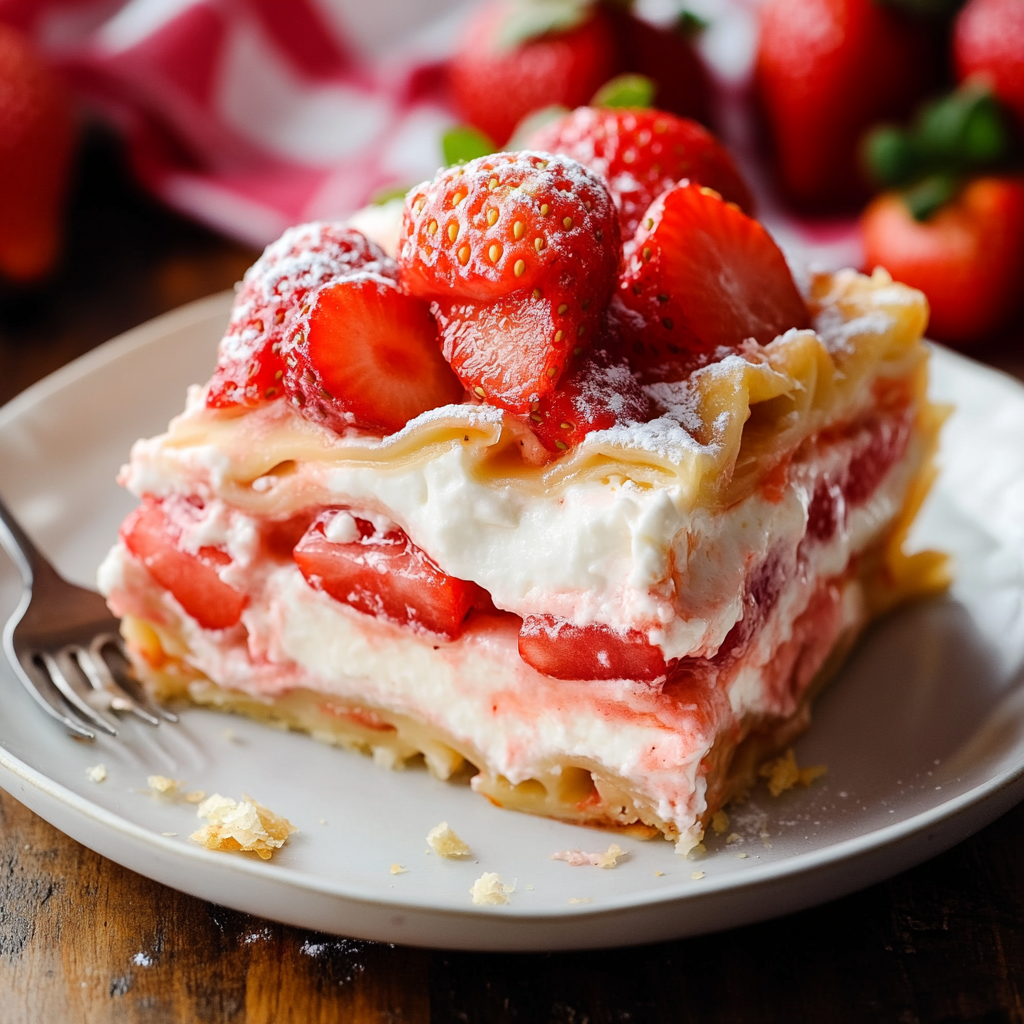Strawberry Lasagna