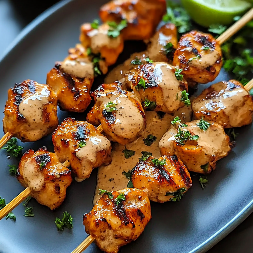Bang Bang Chicken Skewers Recipe