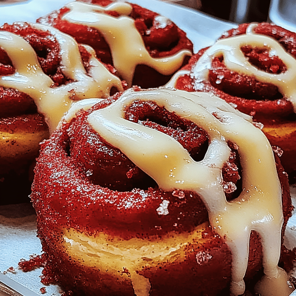 Red Velvet Cinnamon Rolls