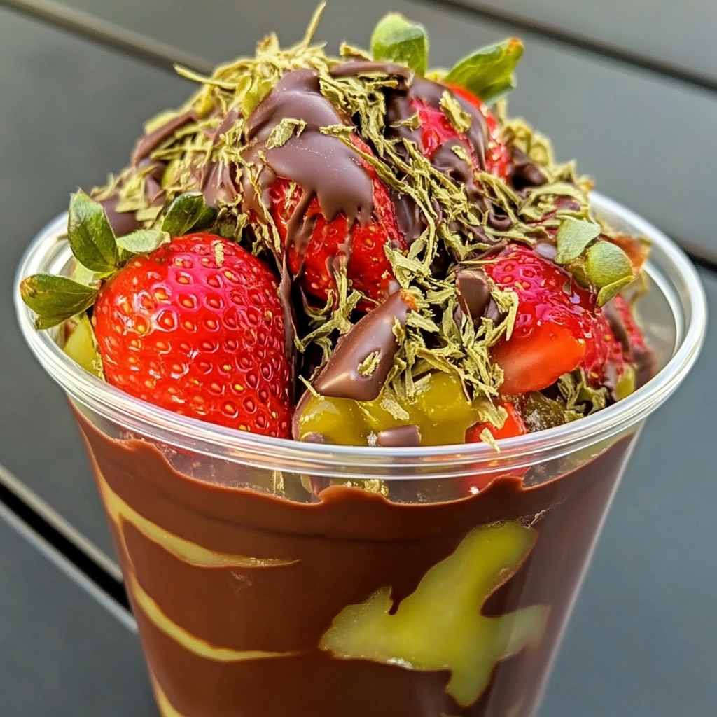 Dubai Chocolate Strawberry Cup