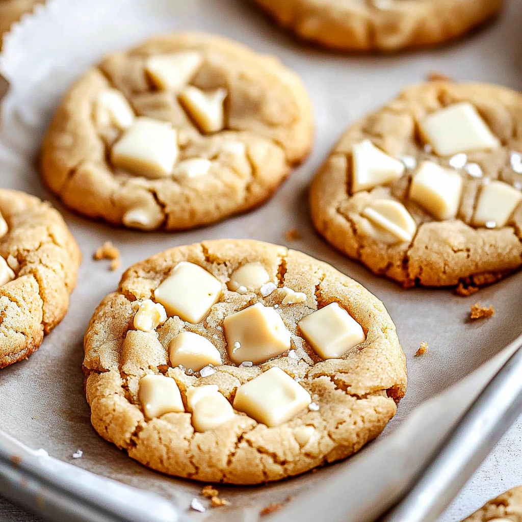 Soft and Chewy White Chocolate Chip Cookies