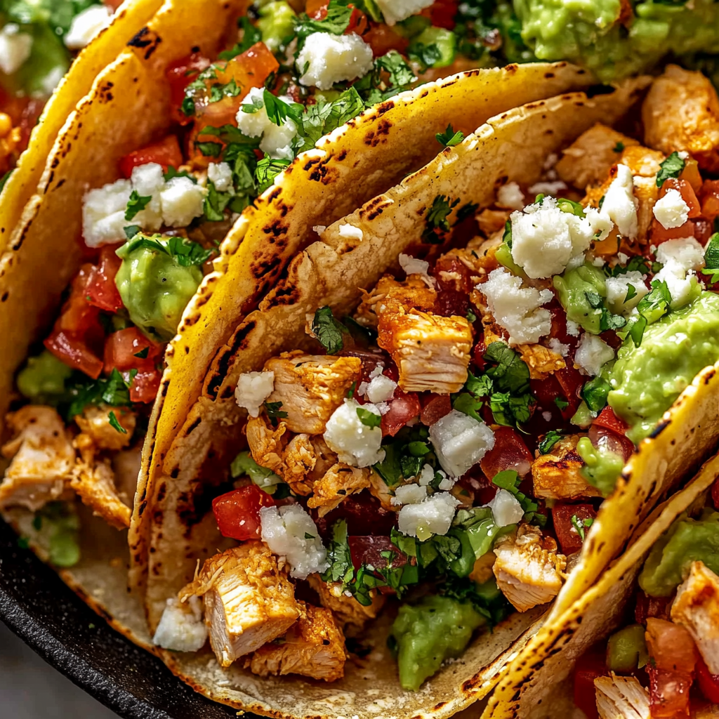 Easy Chicken Street Tacos Recipe