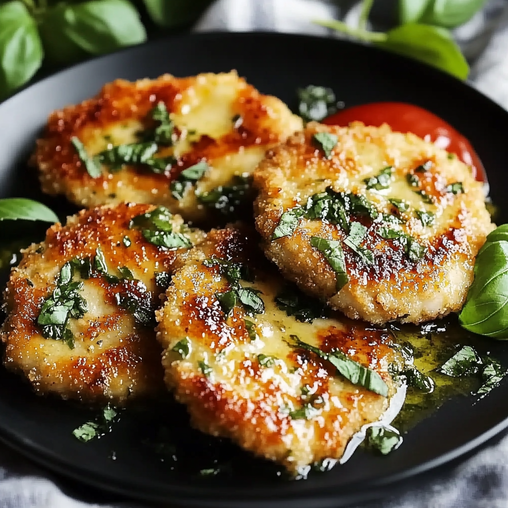 Italian Basil Chicken Cutlets
