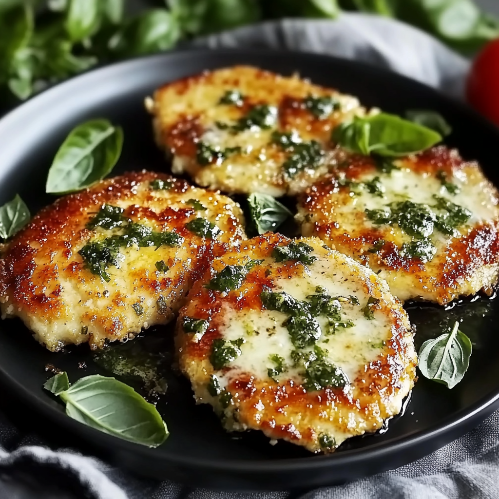 Italian Basil Chicken Cutlets