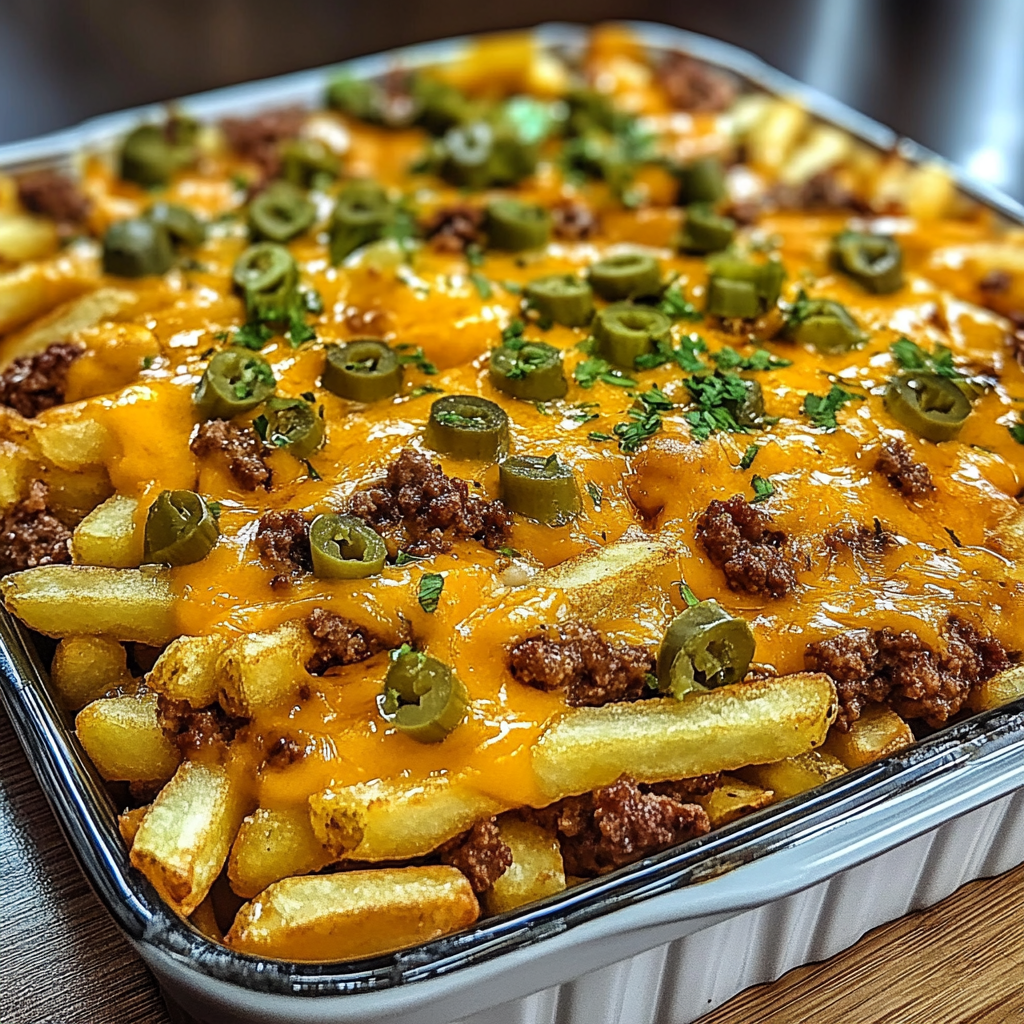 Cheeseburger French Fry Casserole