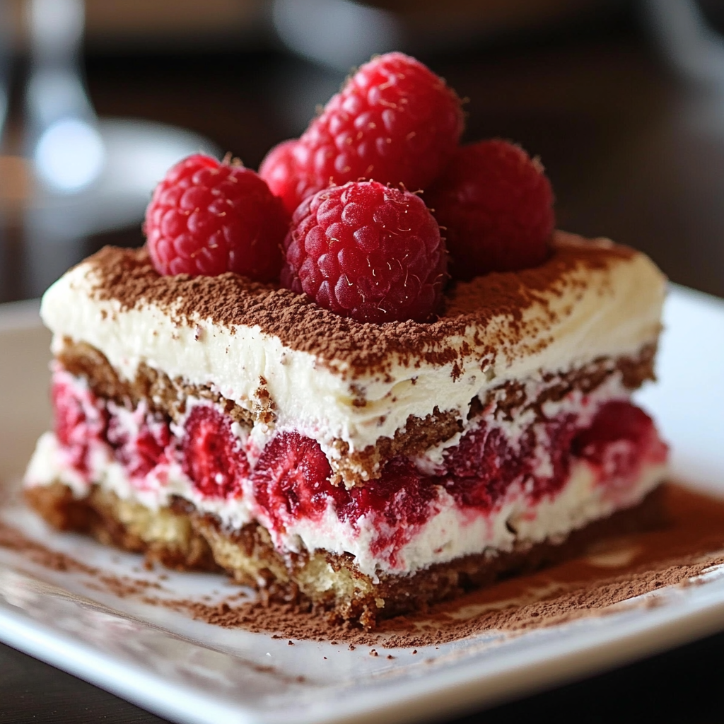Decadent Raspberry Tiramisu