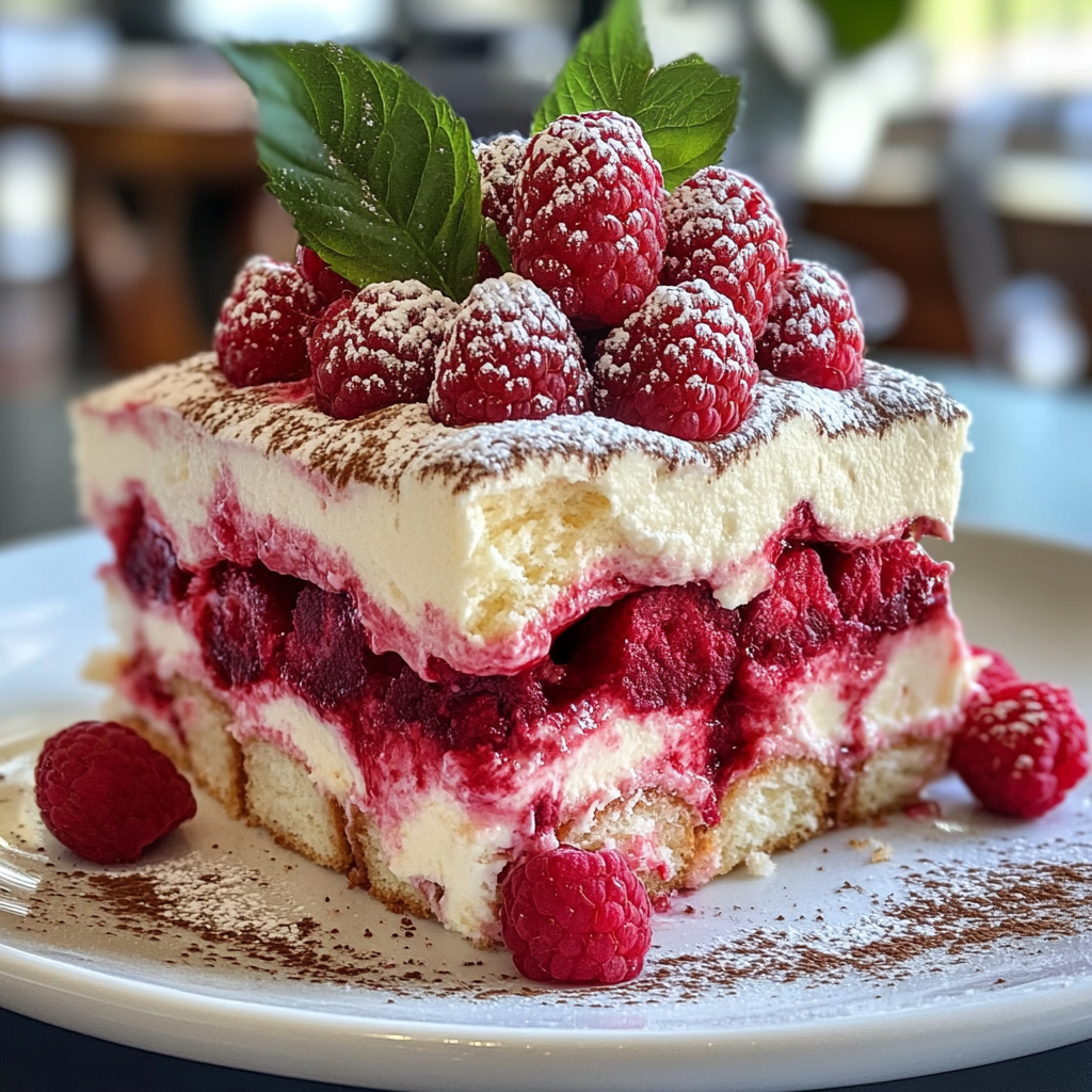 Decadent Raspberry Tiramisu