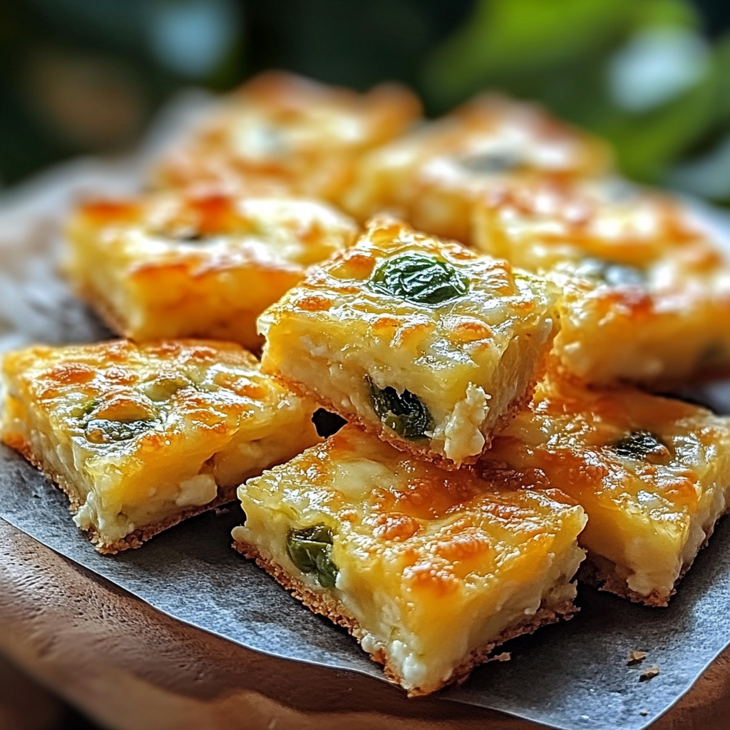 Jalapeño Cheese Squares: The Ultimate Snack Delight