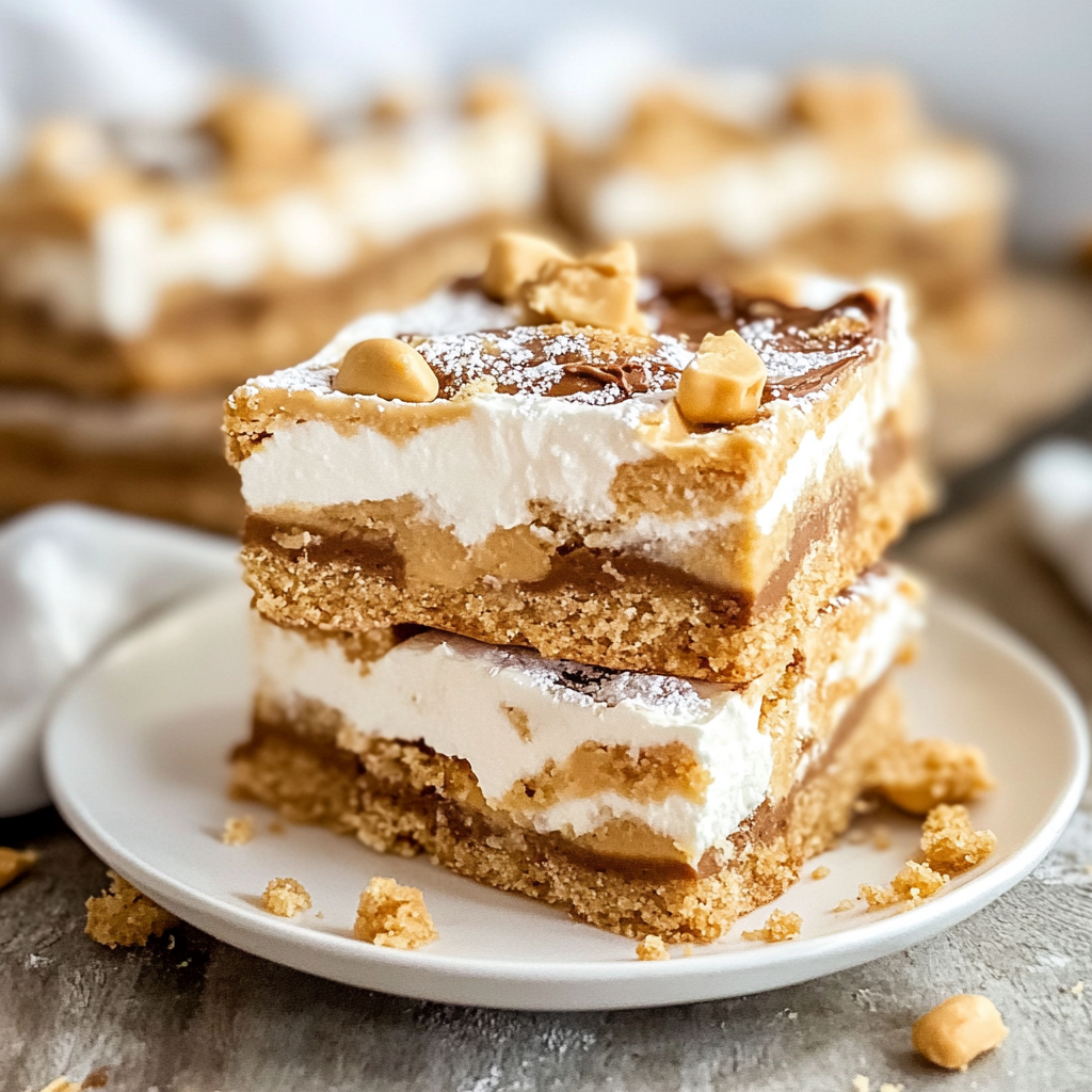Fluffernutter Bars Recipe for Peanut Butter Lovers