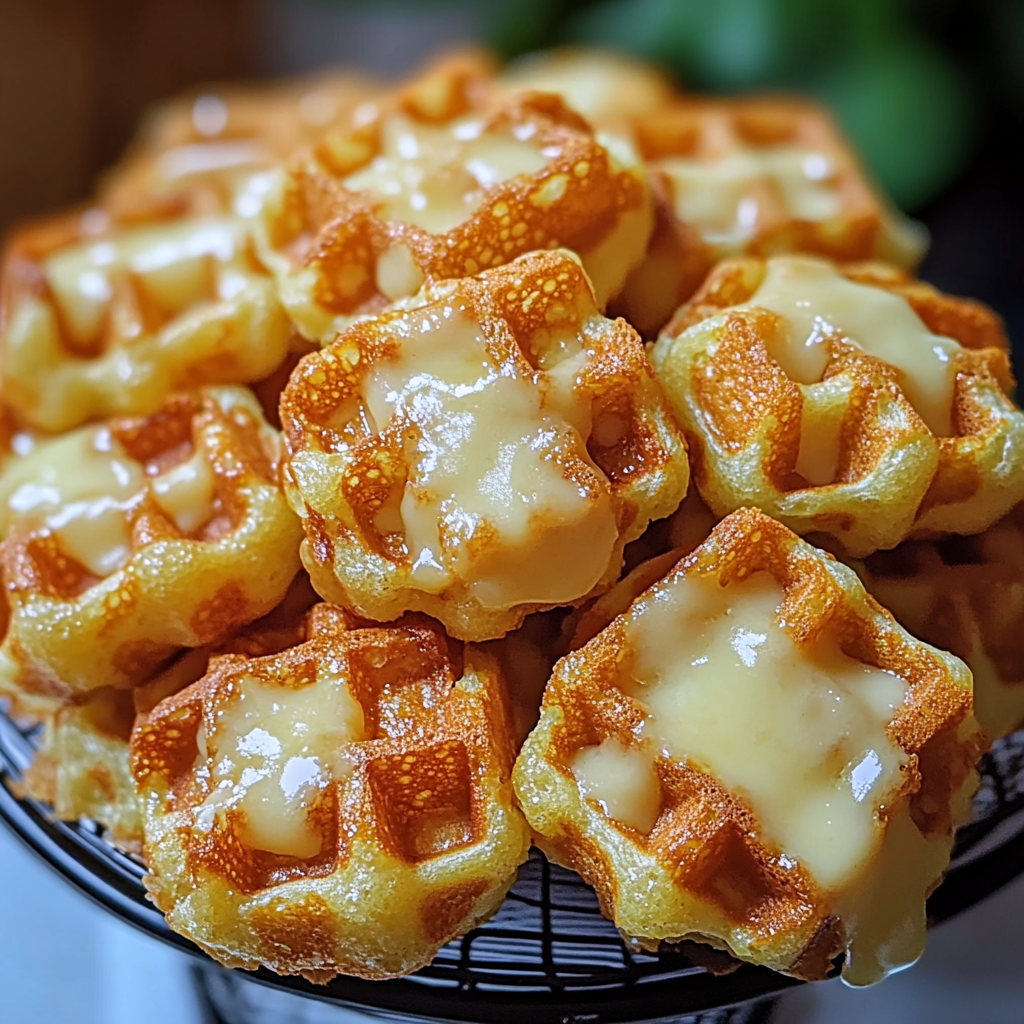 Cornbread Waffle Bites with Smoked Gouda: A Must-Try Delight!